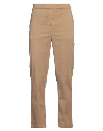 7 For All Mankind Man Pants Camel Size Xl Cotton, Modal, Polyester, Elastane In Beige