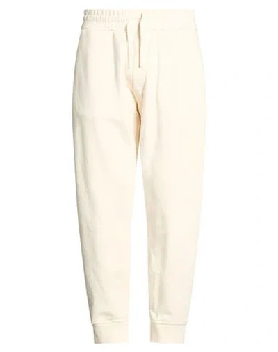 7 For All Mankind Man Pants Ivory Size L Cotton In White