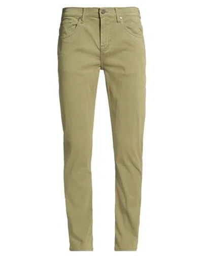 7 For All Mankind Man Pants Military Green Size 32 Cotton, Modal, Polyester, Elastane