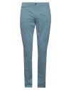 7 For All Mankind Man Pants Pastel Blue Size 31 Cotton, Elastane In Blue