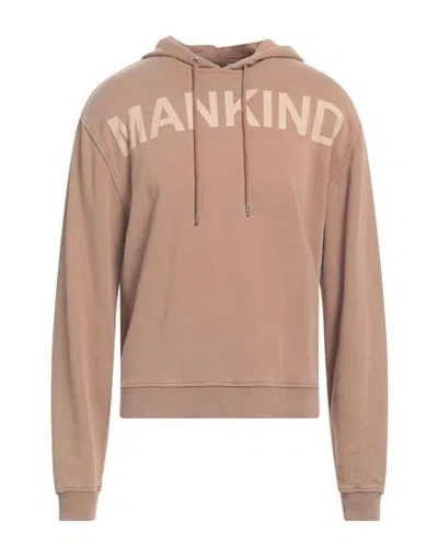 7 For All Mankind Man Sweatshirt Khaki Size S Cotton In Beige