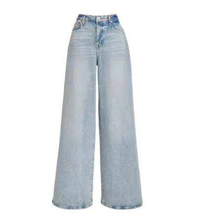 7 For All Mankind Marie Wide-leg Jeans In Blue
