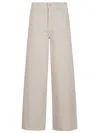 7 For All Mankind High-waisted Denim Jeans With Relaxed Fit In Neutral