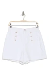 7 For All Mankind Marina Sailor Shorts In Sailboat