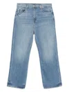 7 For All Mankind Wide Leg Mason Jeans In Multi