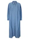 7 For All Mankind Long Denim Shirt Dress