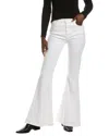 7 For All Mankind Brilliant White Low-rise Flare Jean In White