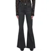 7 For All Mankind Megaflare Womens Faded Denim Flared Jeans