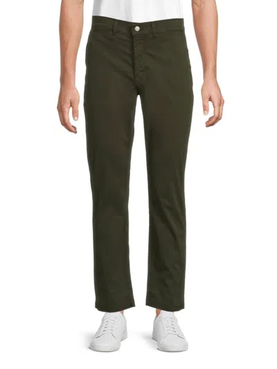 7 For All Mankind Men's Adrien Flat Front Chino Pants In Forest Night