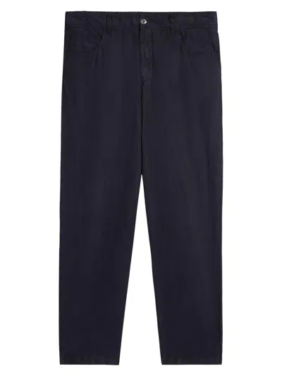 7 For All Mankind Men's Five-pocket Style Hybrid Joggers In Black