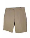 7 For All Mankind Men's Flat Front Shorts In Khaki