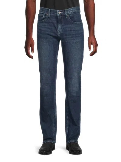 7 For All Mankind Men's High Rise Slim Straight Jeans In Baritone