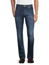 7 For All Mankind Men's Mid Rise Faded Slim Fit Jeans In Monterey Blue