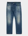 7 For All Mankind Men's Modern Straight-leg Jeans In Blue