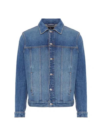 7 For All Mankind Men's Perfect Denim Jacket In Exclusive