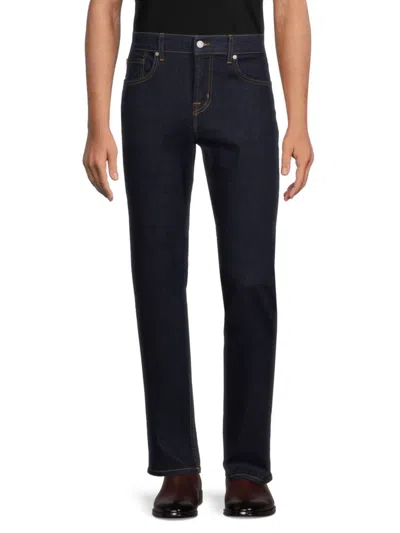7 For All Mankind Men's Slim Straight Jeans In Tonal Rinse