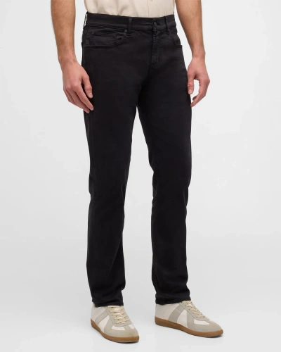 7 For All Mankind Men's Slimmy 5-pocket Jeans In Khaki