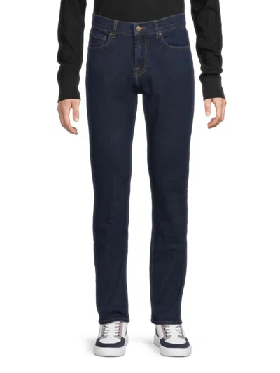 7 For All Mankind Men's Slimmy Dark Wash Slim Straight Jeans