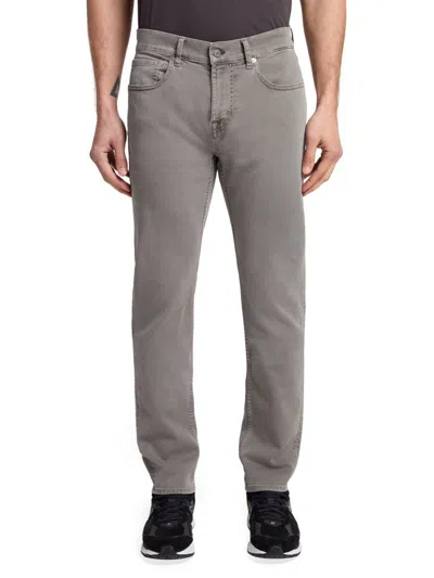 7 For All Mankind Men's Slimmy Mid-rise Slim-skinny Jeans In Gray