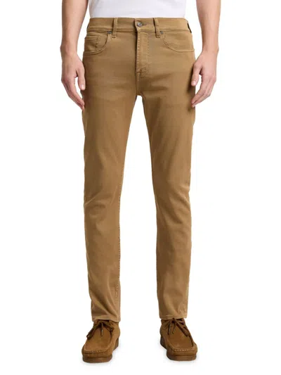 7 For All Mankind Men's Slimmy Mid-rise Slim-skinny Jeans In Rope