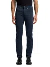 7 For All Mankind Men's Slimmy Mid-rise Slim-skinny Jeans In Sea Star
