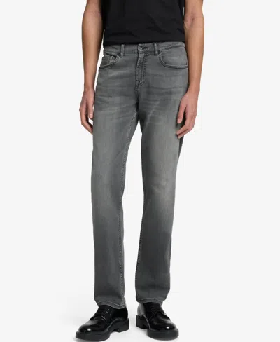 7 For All Mankind Men's Slimmy Slim-fit Jeans In Gray