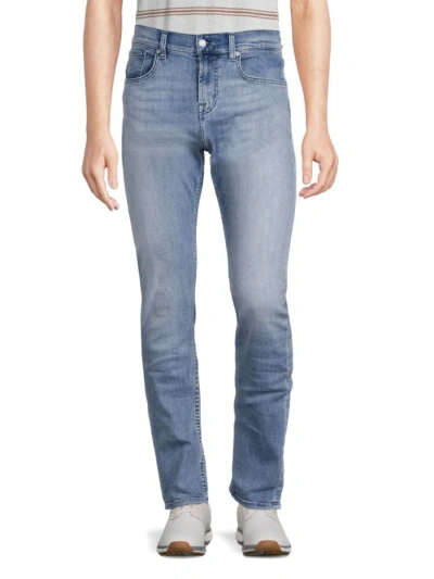 7 For All Mankind Men's Slimmy Slim Straight Jeans In Belize