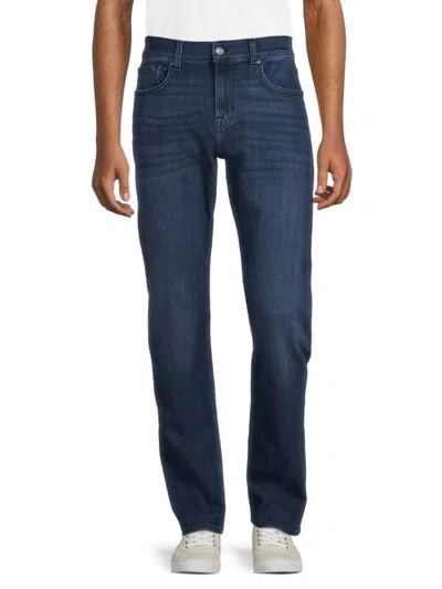7 For All Mankind Men's Slimmy Straight Leg Jeans In Amazedcle Blue