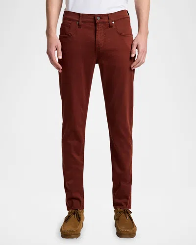 7 For All Mankind The Slimmy Slim Fit Jeans In Celadon Green In Morocco
