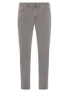 7 For All Mankind Men's Stretch Slim-fit Jeans In Dusty Grey
