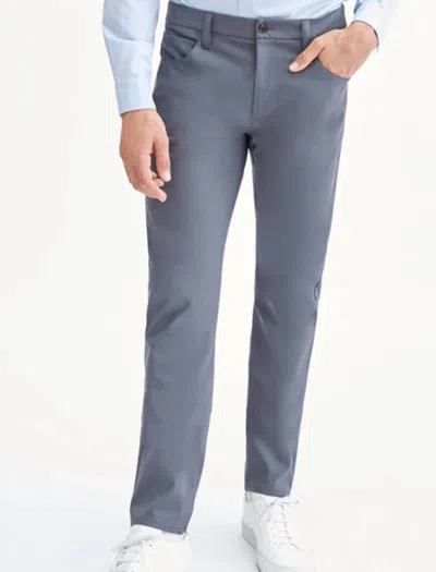 7 For All Mankind Men's Tech Series Adrien Pants In Charcoal In Pink