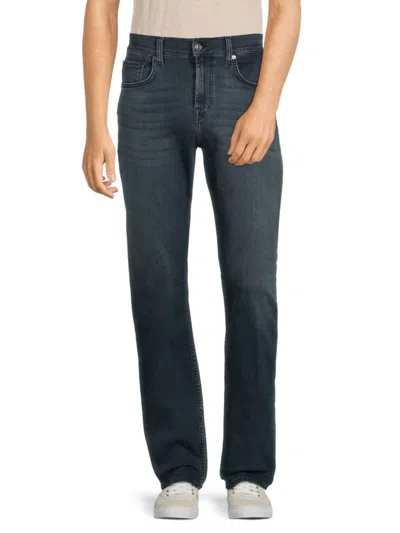 7 For All Mankind Men's The Straight High Rise Jeans In Denim