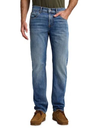 7 For All Mankind Men's The Straight Mid-rise Jeans In Norte