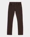 7 For All Mankind Men's The Straight Slim Five-pocket Pants In Brown