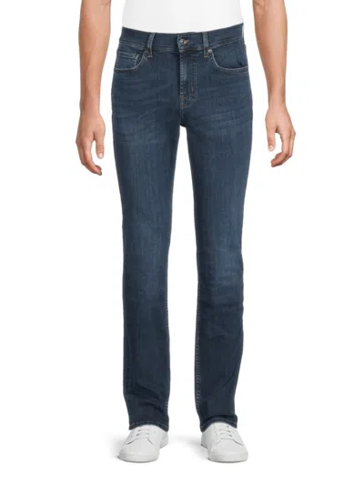7 For All Mankind Men's Whiskered Slim Fit Jeans In Sage Brush