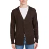 7 For All Mankind Mens Animal Print Wool Cardigan Sweater
