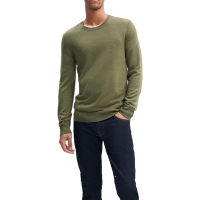 7 For All Mankind Mens Ribbed Trim Wool Crewneck Sweater