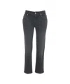 7 For All Mankind Mid-rise Black Skinny Jeans In Black