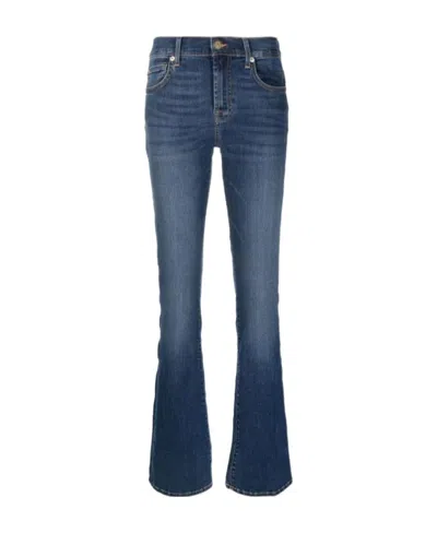 7 For All Mankind Mid-rise Bootcut Jeans In Blue