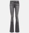 7 For All Mankind Bootcut Mid-rise Jeans In Soho Grey