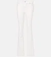 7 For All Mankind Ali High-rise Flared Jeans In White