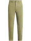 7 For All Mankind Mid-rise Chinos In Green