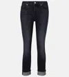 7 For All Mankind Mid-rise Cropped Skinny Jeans