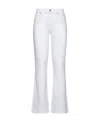 7 For All Mankind Ali High-waist Casablanca Classic Flare Jean In White