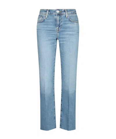 7 FOR ALL MANKIND MID-RISE JEANS WITH A STRAIGHT CUT TO THE ANKLE