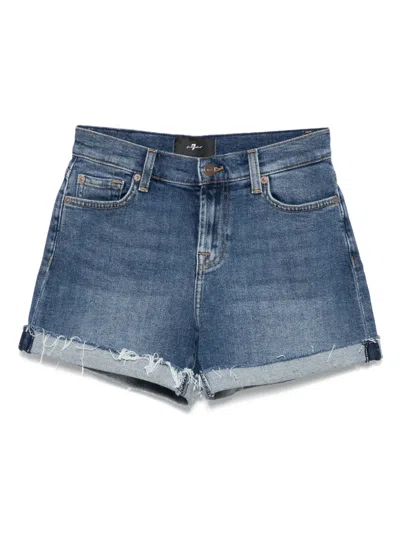 7 For All Mankind Mid-rise Rolled Shorts