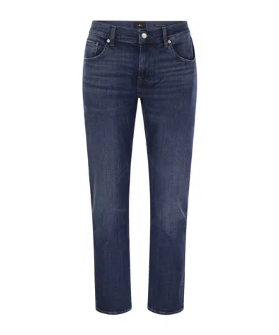 7 FOR ALL MANKIND MID-RISE SKINNY JEANS
