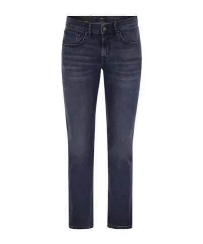 7 FOR ALL MANKIND MID-RISE SKINNY JEANS