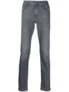 7 FOR ALL MANKIND MID-RISE SLIM-CUT JEANS