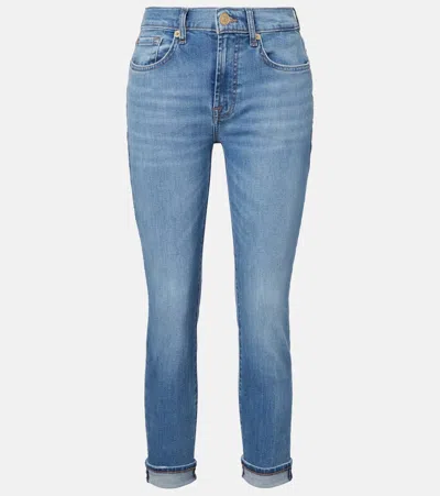 7 For All Mankind Mid-rise Slim Jeans